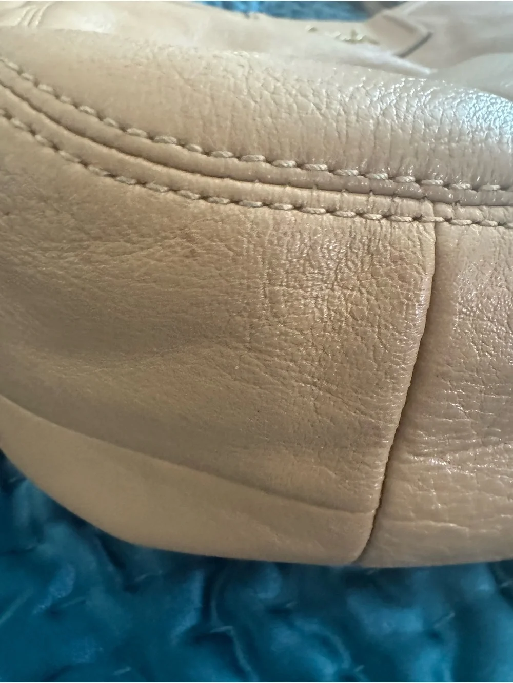 Coach pebbled leather